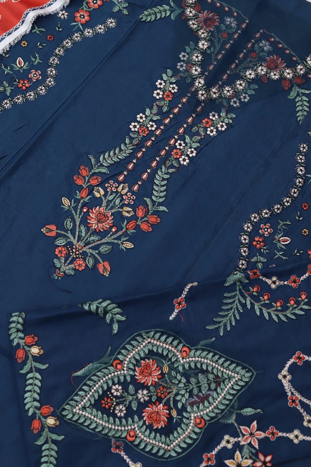 Rang-e-Bahar Embroidered Dhanak 3-Piece Suit with Digital Printed Wool Shawl Image 3