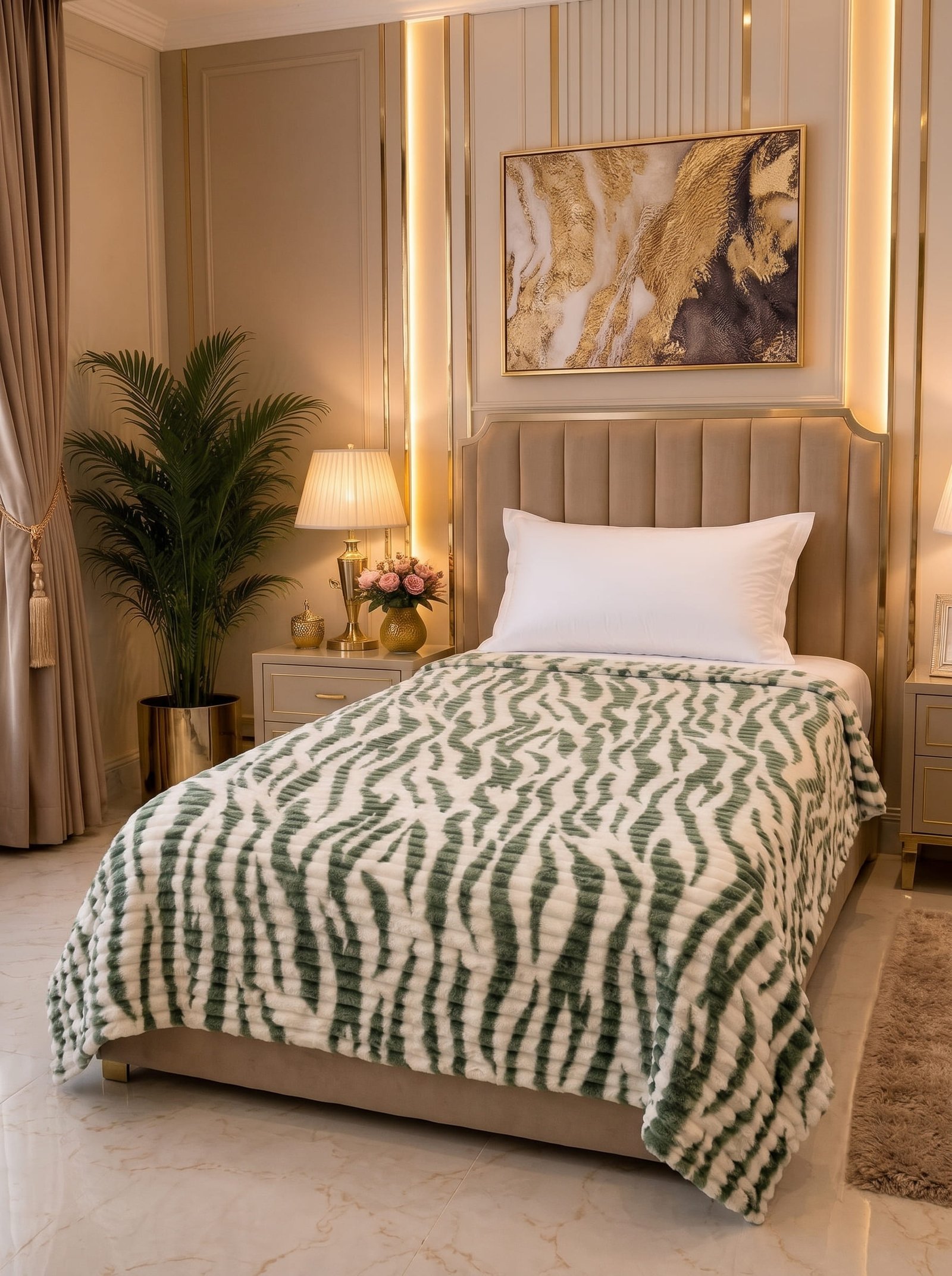 Premium Printed Puffy Blanket – Ultra Soft & Cozy
