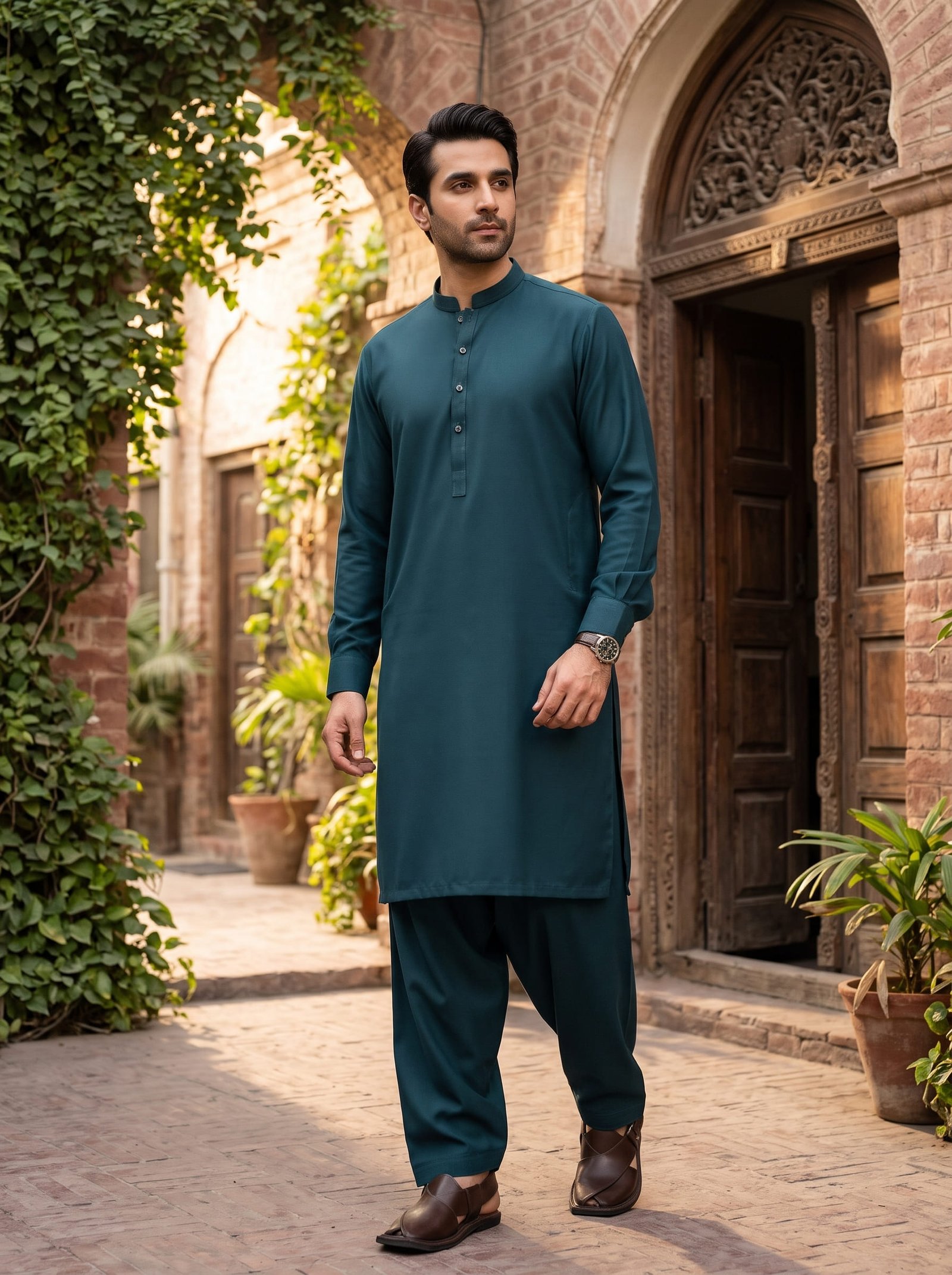Zinc Spark Wool Unstitched Men’s 4 Meter Suit – Winter Collection