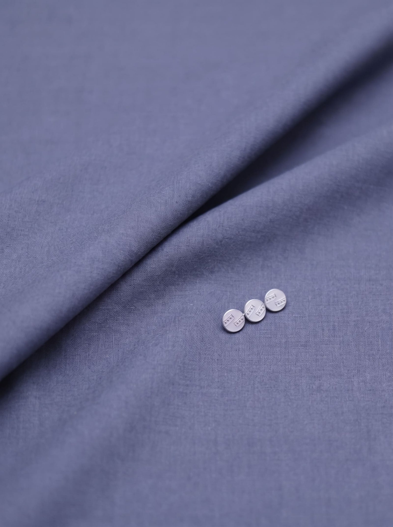 Slate Blue Executive Wool – Unstitched Men’s Suit Image 3