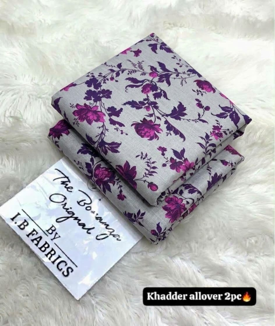 Dreamy Drape Print Khaddar 2 Piece Suit – Digital Printed Winter Collection Image 2