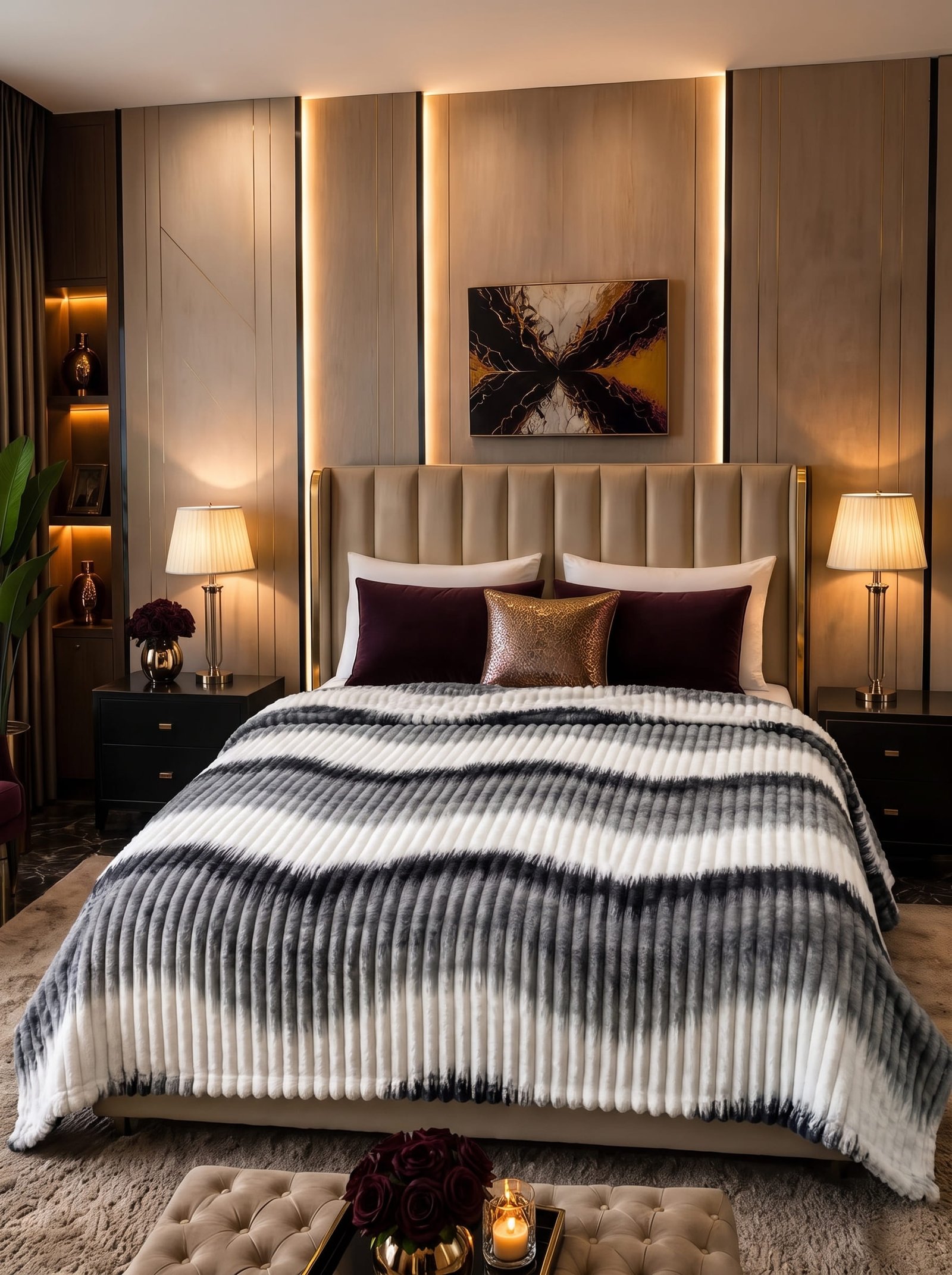 Premium Printed Puffy Blanket – Ultra Soft & Cozy