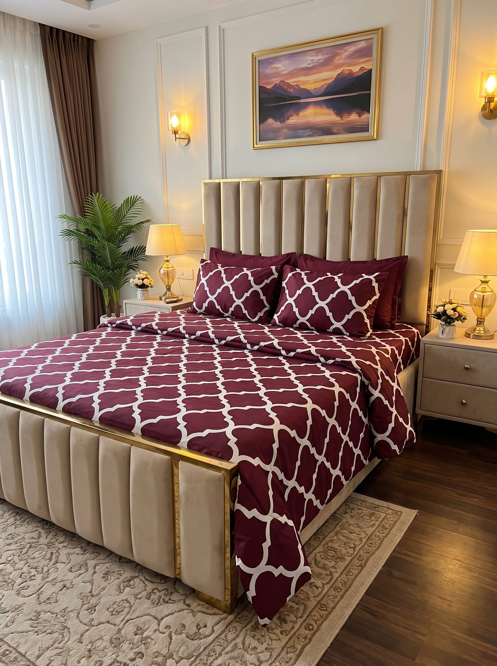 Luxury 6-Piece King Size Razai Set 2026 | 500 GSM Premium Winter Bedding Collection
