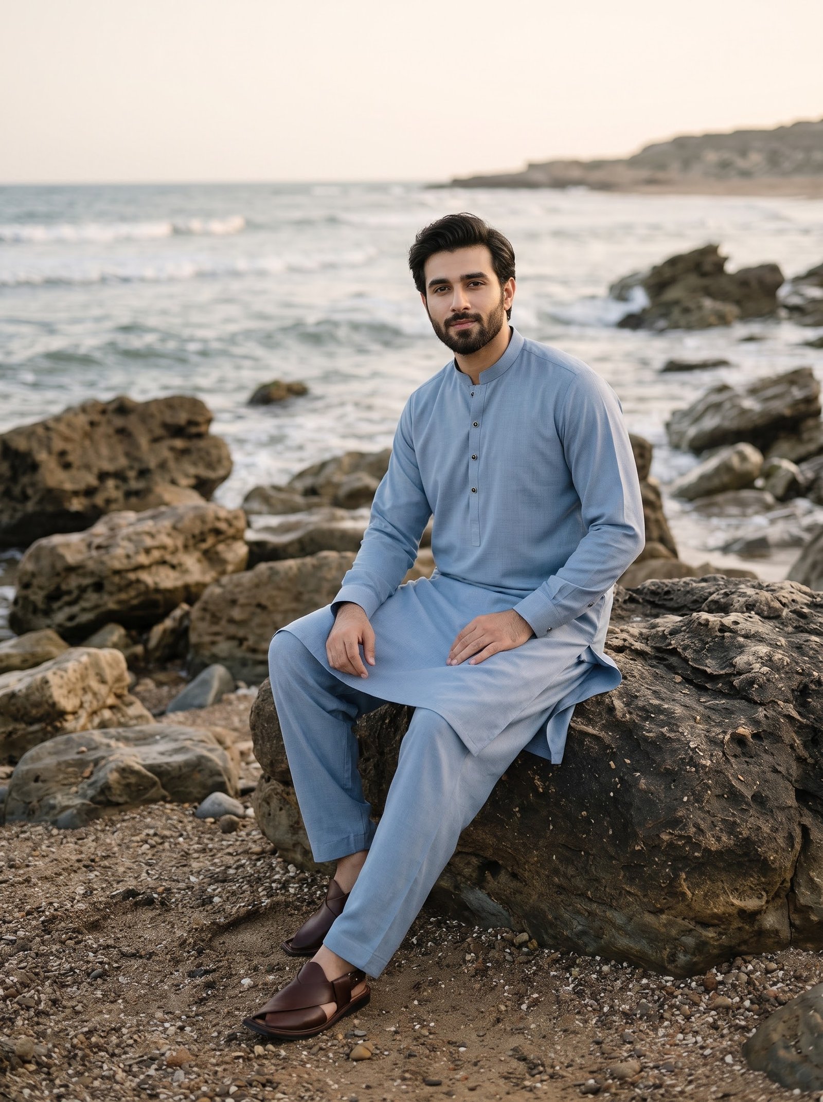 Elegant Sky Classic & VIP Khaddar Unstitched Men’s Winter Suit