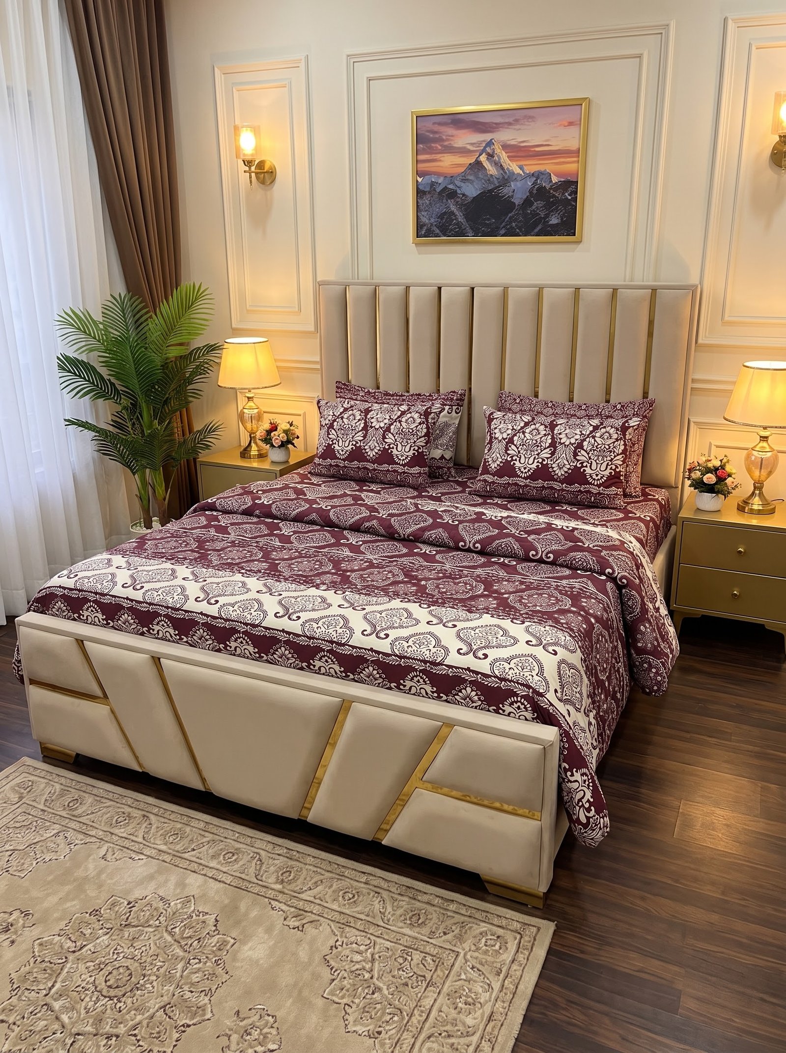 Luxury 6-Piece King Size Razai Set 2026 | 500 GSM Premium Winter Bedding Collection