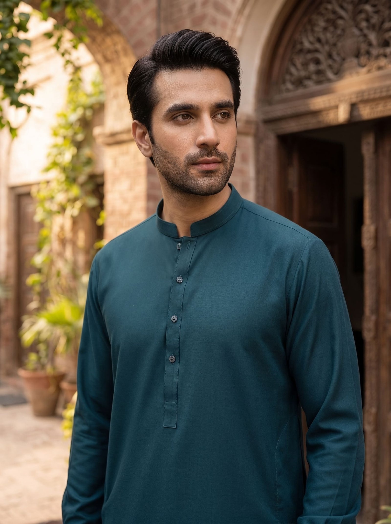 Zinc Spark Wool Unstitched Men’s 4 Meter Suit – Winter Collection Image 2