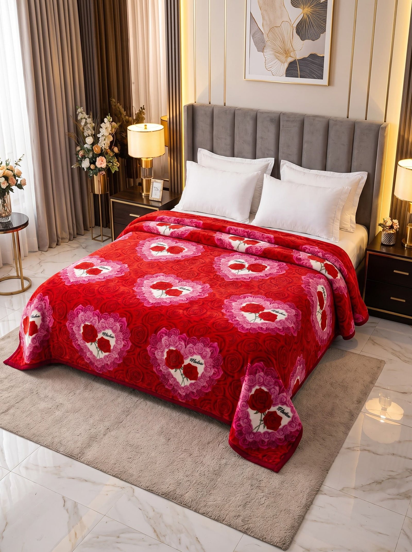 Premium Soft Fleece AC Blanket – Double Bed Size