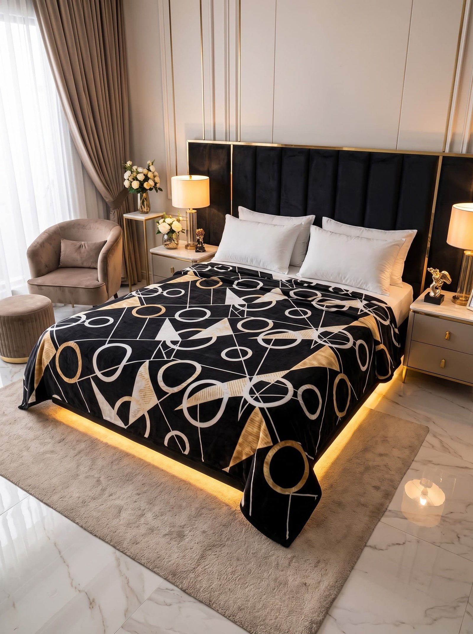 Premium Soft Fleece AC Blanket – Double Bed Size
